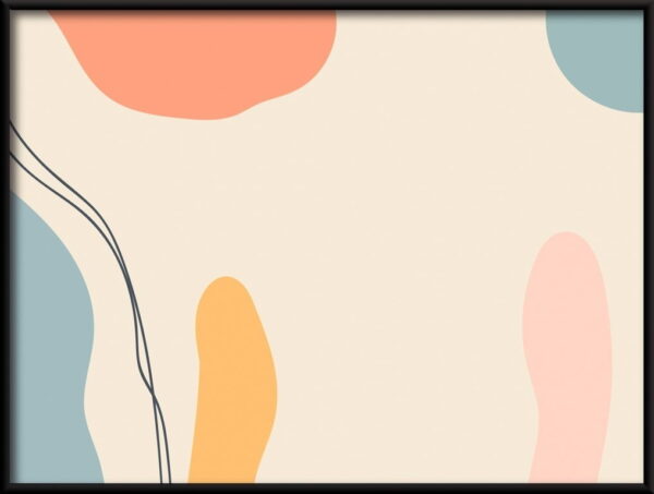 Affiche d'abstraction chaleureuse – Image 3
