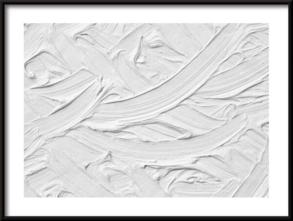 Texture peinte en blanc Poster