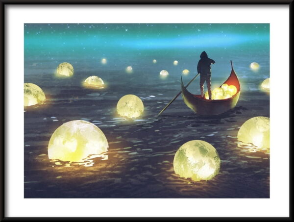 Affiche chasse à la lune – Image 2