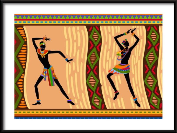 Danse ethnique africaine Poster