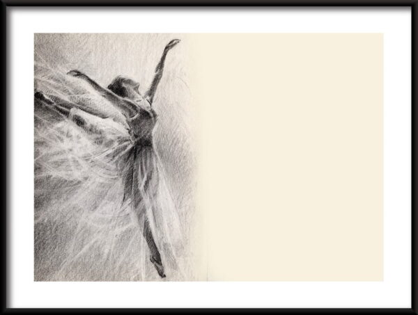 Ballerine dans un saut Poster – Image 2