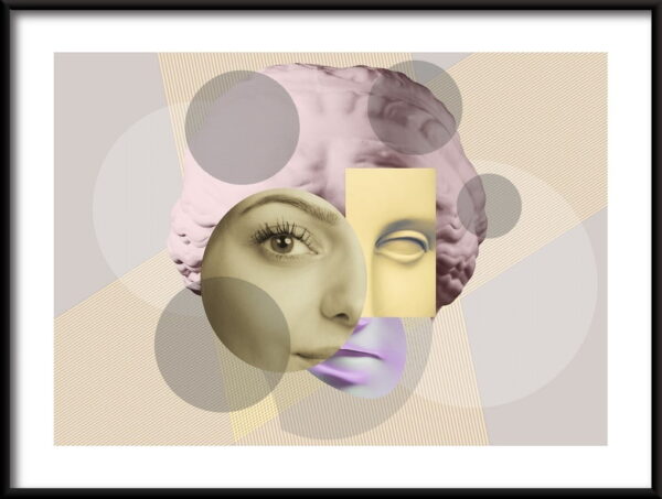 Collage d'art contemporain Poster – Image 2