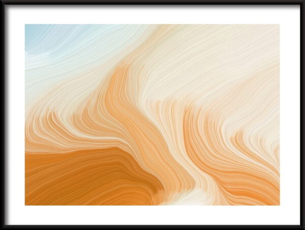 Ondes de vortex lisses Poster