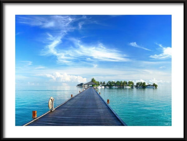 Beau paysage tropical