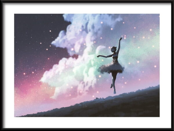 Affiche Ballerine aux lucioles