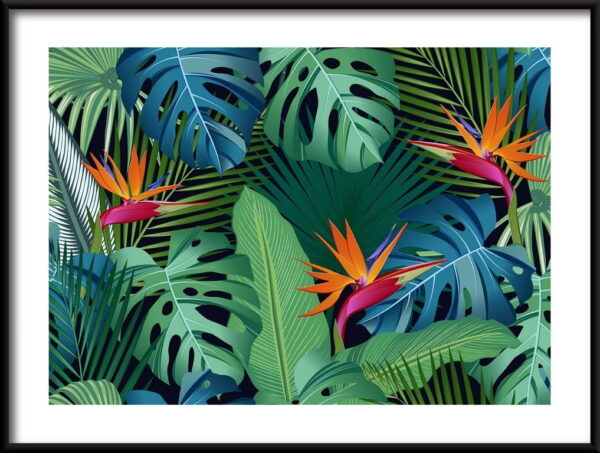 Feuilles tropicales Poster – Image 2