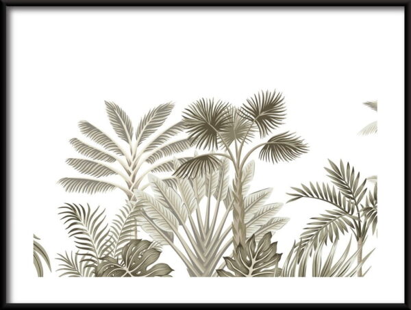 Paysage beige tropical