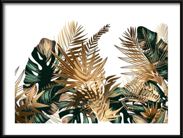 Affiche Jungle dorée – Image 2
