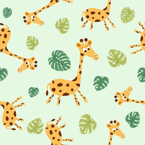 Poster XXL Girafe joyeuse