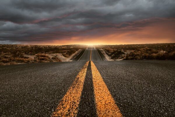 Poster XXL Route vers l'ouest