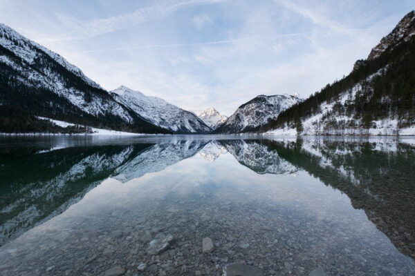 Peinture murale Panorama du lac