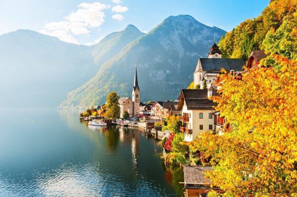Poster XXL Hallstatt village