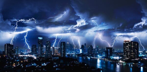 Papier peint Orage