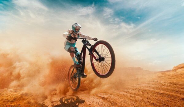 Poster XXL Cycliste