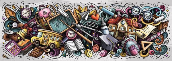 Peinture murale Graffiti coloré