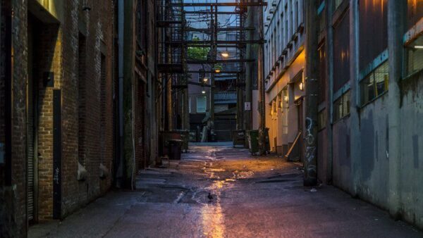 Papier peint ruelle Canada