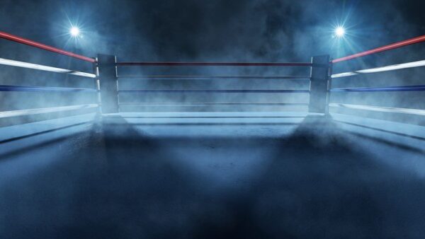 Peinture murale Ring de boxe