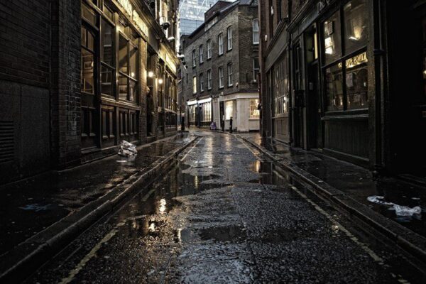 Papiers peints ruelle la nuit