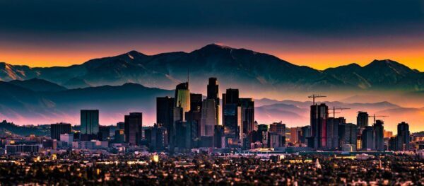 Poster XXL Los Angeles la nuit