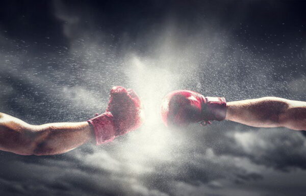 Peinture murale Gants de boxe