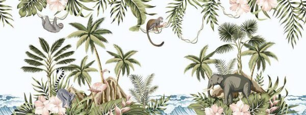 Poster XXL Île Tropicale
