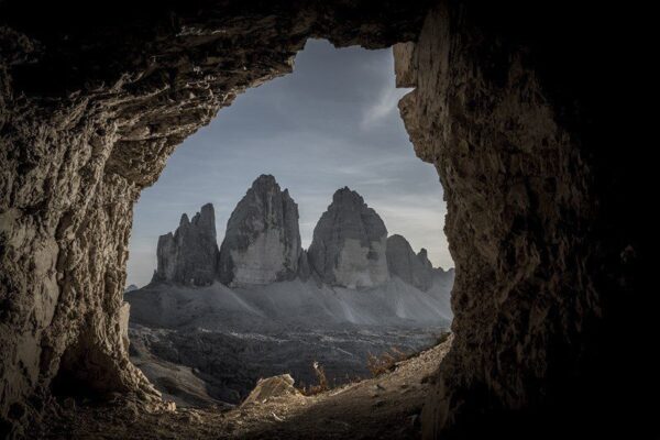 Peinture murale Vue de la grotte