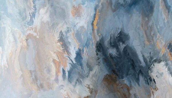 Peinture murale Marbre bleu