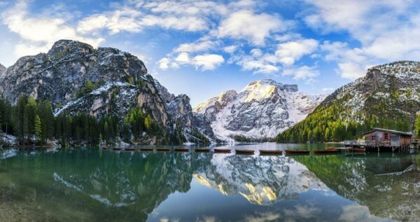 Peinture murale Paysage de montagne