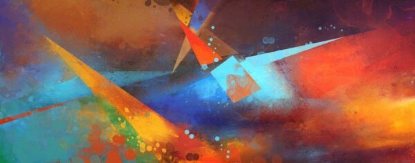 Peinture murale Abstraction
