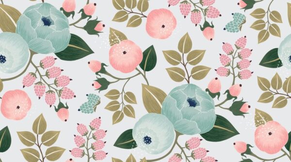 Peinture murale Motif Floral