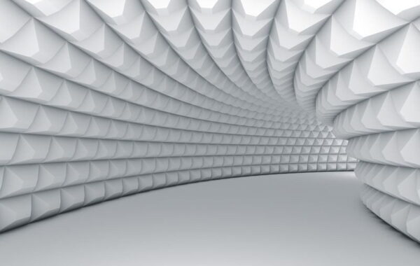 Peinture murale Couloir blanc