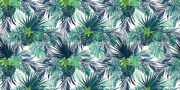 Peinture murale Herbe tropicale