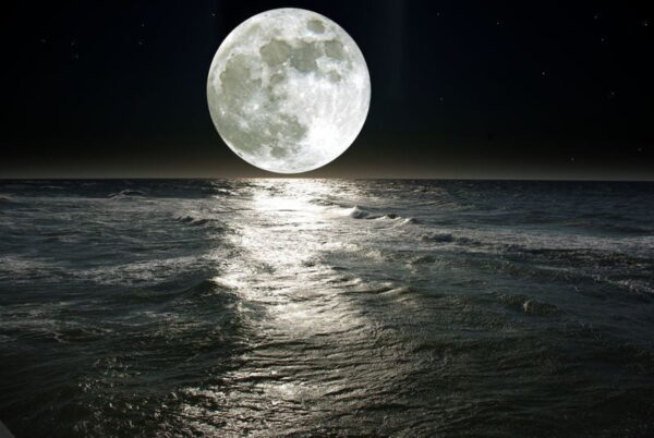 Papier peint pleine lune