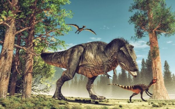 Peinture murale Dinosaures