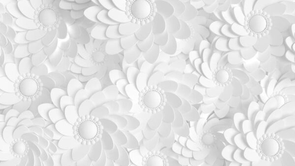 Peinture murale Composition blanche