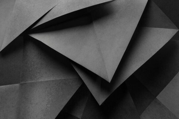 Peinture murale Composition noire