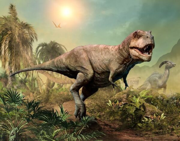 Peinture murale Dinosaure