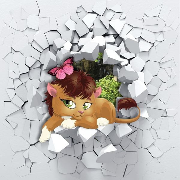 Poster XXL Lionne