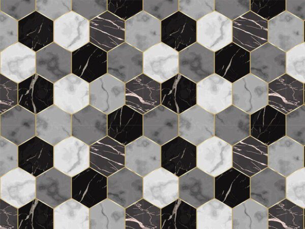 Sticker mural Nids d'abeilles