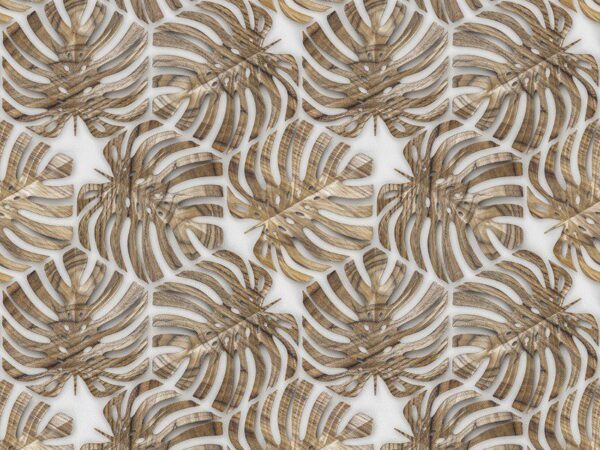 Sticker mural Feuilles marron