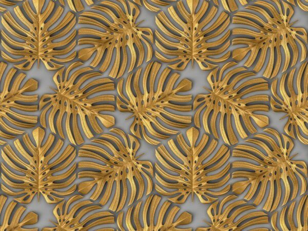 Sticker mural Feuilles d'or