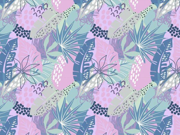 Peinture murale Motif Tropical