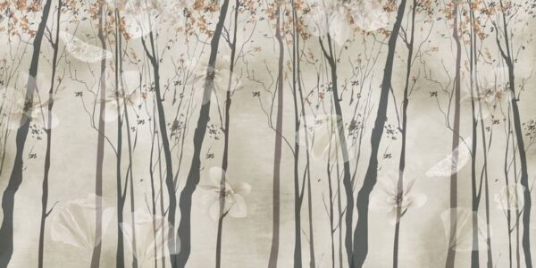 Sticker mural Arbres d'automne