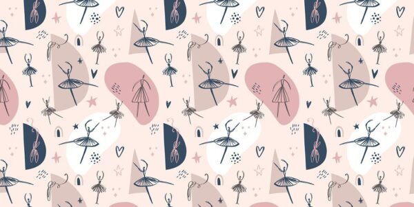 Peinture murale Ballerines