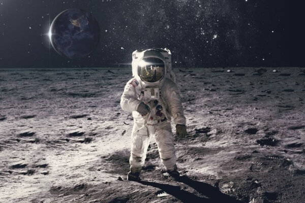Peinture murale Astronaute