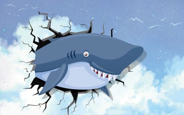 Poster XXL Requin joyeux