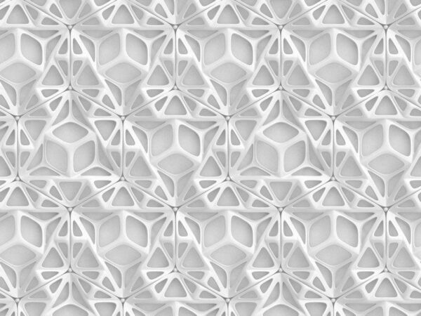 Peinture murale Composition blanche