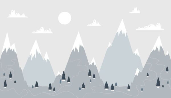 Papiers peints pour enfants Montagnes