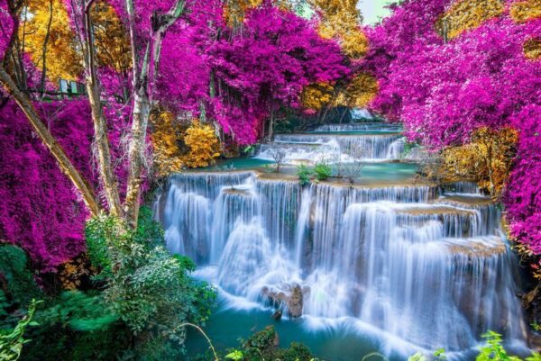 Peinture murale Cascade