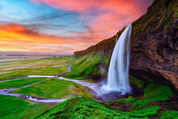 Peinture murale Cascade